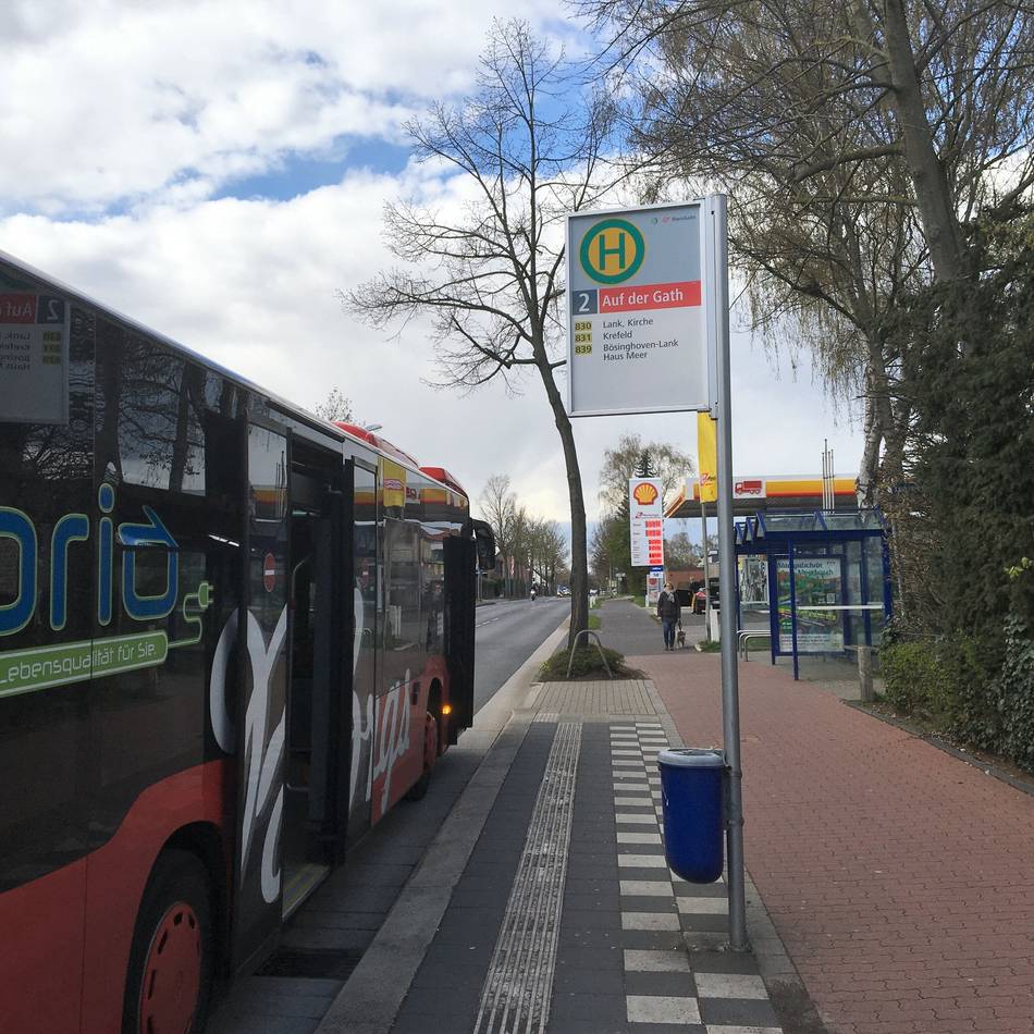Fahrten der Rheinbahn in Meerbusch: Nacht-Express vor Christi Himmelfahrt