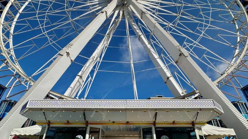Laga-Riesenrad in Neuss: „Die Auslastung ist momentan dröppelig“