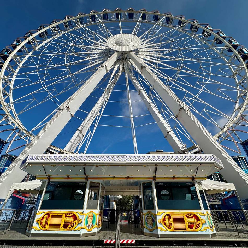 Laga-Riesenrad in Neuss: „Die Auslastung ist momentan dröppelig“