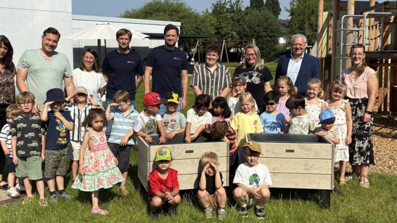 Zum 100-jährigen Jubiläum: Derix spendet zwölf Hochbeete an Kitas in Grevenbroich