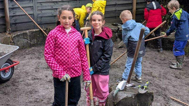 Schwanenschule im Projektmodus: Buddeln, basteln, bewegen: Eine Schule dreht am Motivationsrad