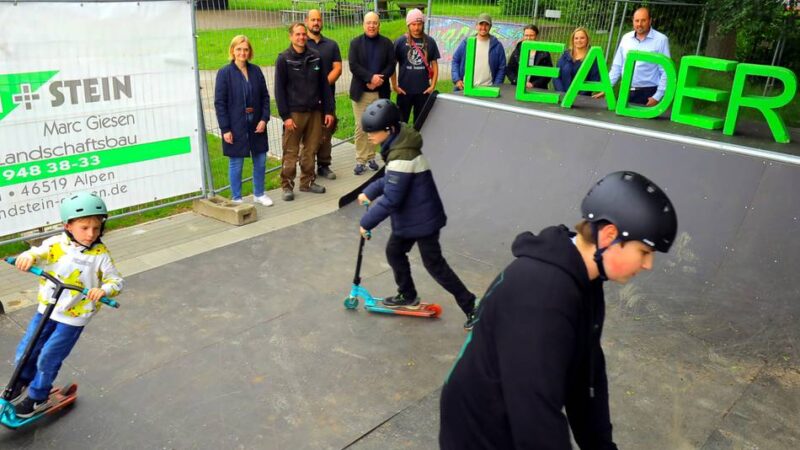 Skaterpark Rheinberg: Neue Miniramp am Zuff ist fertig