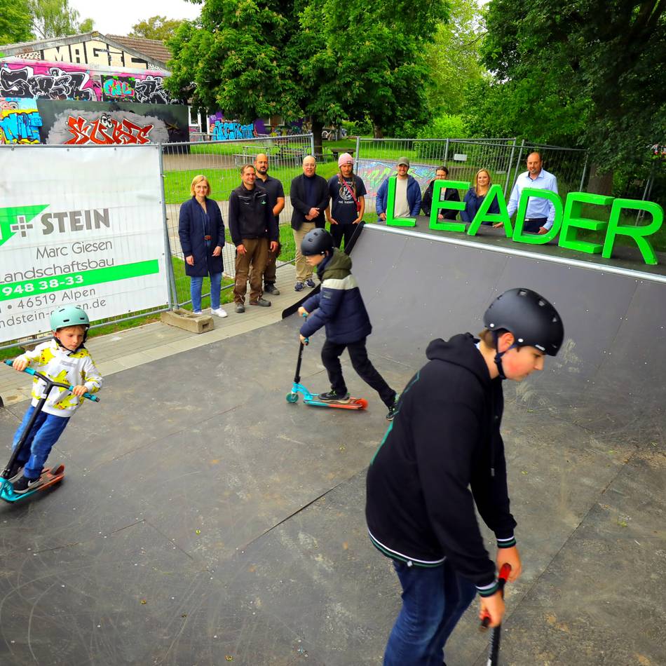 Skaterpark Rheinberg: Neue Miniramp am Zuff ist fertig