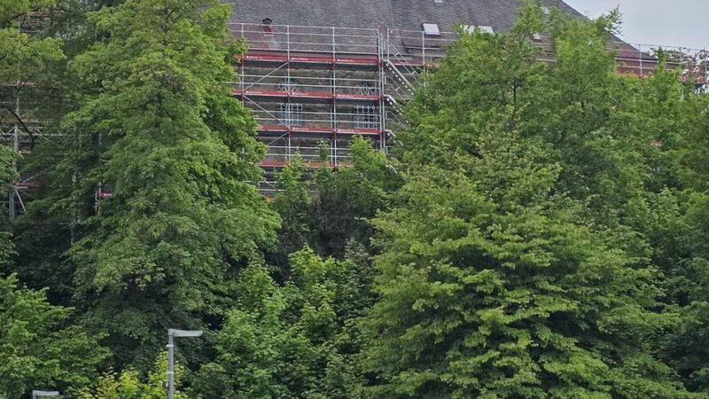 Unterhalb des Hückeswagener Wahrzeichens: Zugewachsen, zu ungepflegt – Kritik am Zustand des Schlosshagens