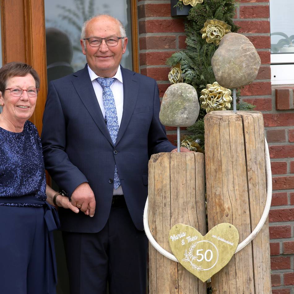 Goldene Hochzeit in Marienbaum: „Und dann habe ich ein Auge auf sie geworfen“