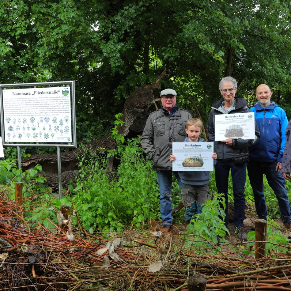 Aktion des Bürgervereins Zukunft Budberg: Alter Spielplatz wird zur Naturoase