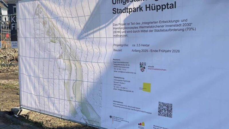 Stadtentwicklung in Wermelskirchen: Erfolgt jetzt der Baustart im Hüpptal ?