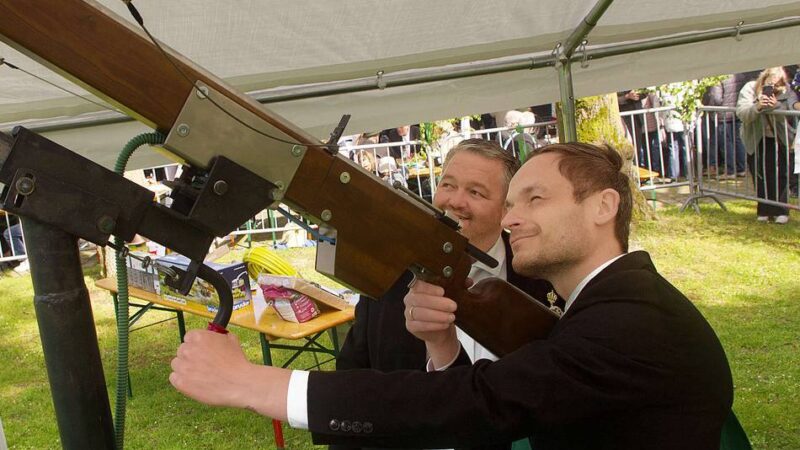 Schützenfest: Matti Quinders ist der erste König der neuen Schützengemeinschaft