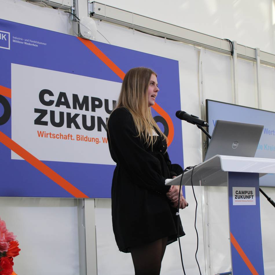 Veranstaltung auf dem Campus Zukunft in Neuss: Studenten zeigen, wie Schulessen besser werden kann