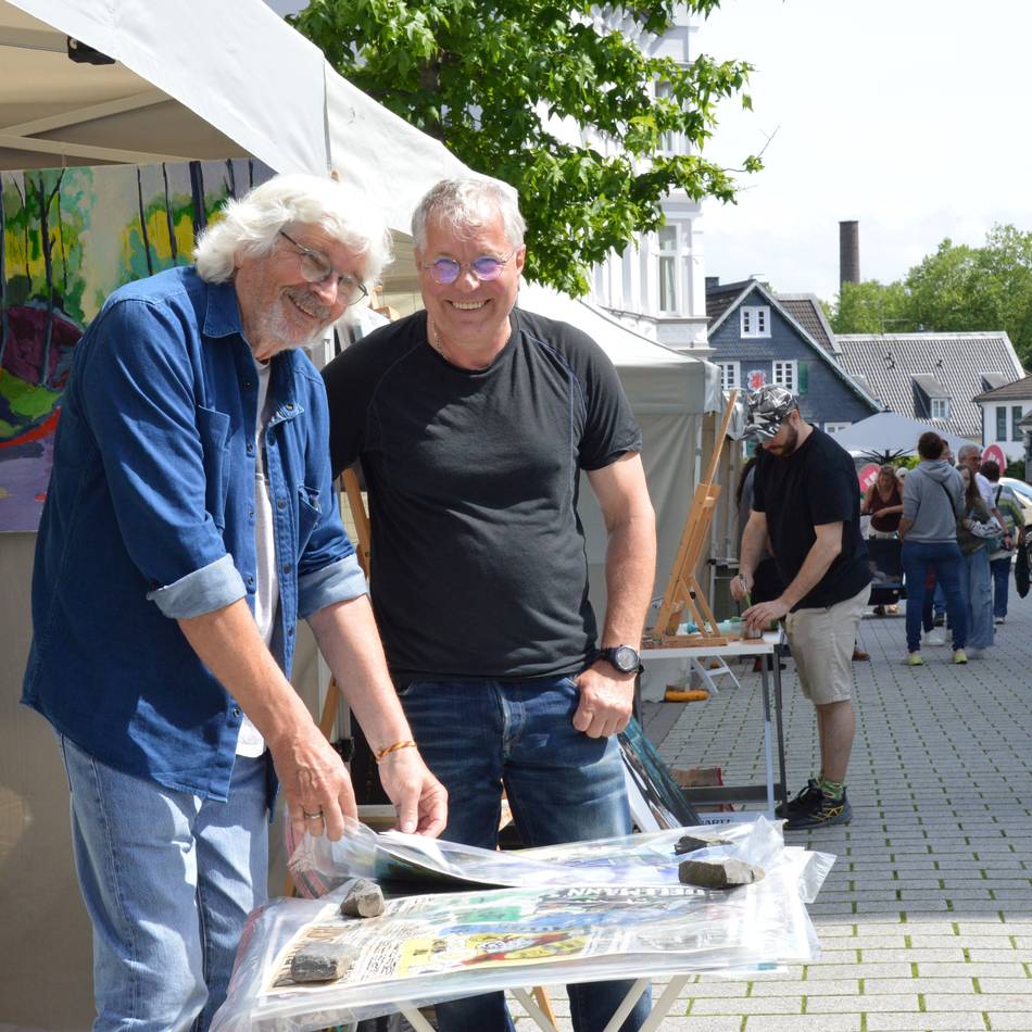 Zweitägige Aktion in der Wermelskirchener Innenstadt: Kunsttage auf offener Straße