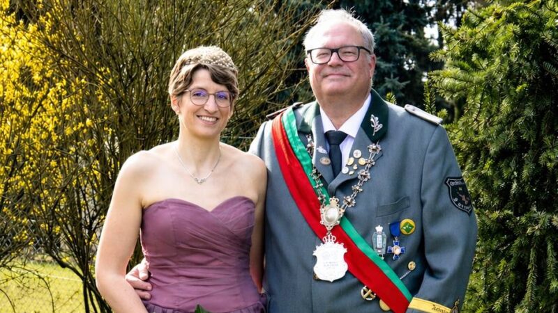 Schützenfest in Straberg: Königspaar Markus und Petra Fundament steht im Mittelpunkt