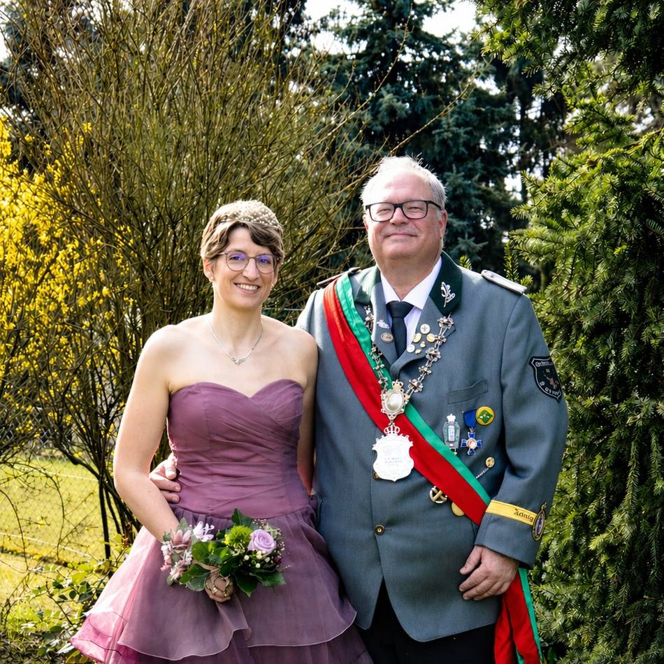 Schützenfest in Straberg: Königspaar Markus und Petra Fundament steht im Mittelpunkt