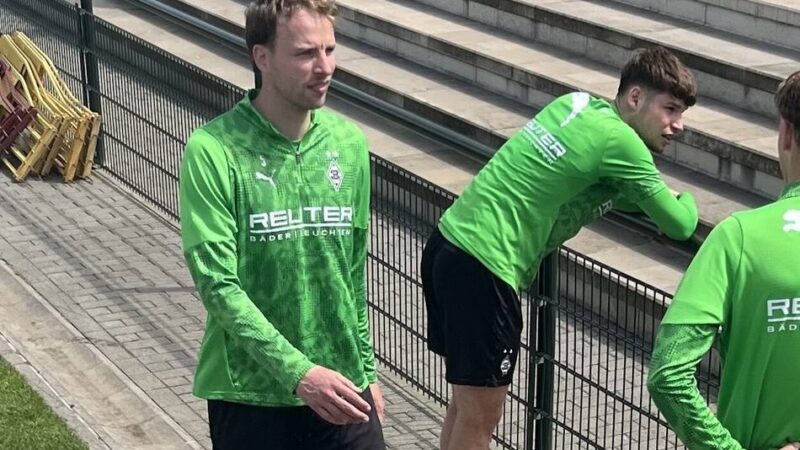 Letzter Arbeitseinsatz: Friedrichs Abschieds-Training in Gladbach und ein Rückkehrer als Zaungast