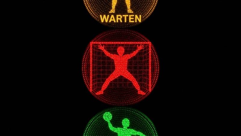 Handballstandort Dormagen: TSV Bayer-Fanclub macht sich für Ampelmännchen in Handball-Optik stark