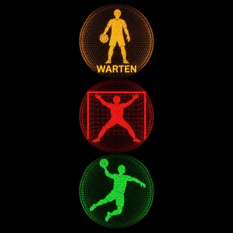 Handballstandort Dormagen: TSV Bayer-Fanclub macht sich für Ampelmännchen in Handball-Optik stark