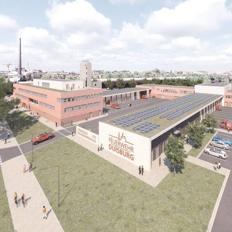 Großprojekt in Duisburg-Hamborn: Neue Feuerwache ersetzt Rhein-Ruhr-Halle