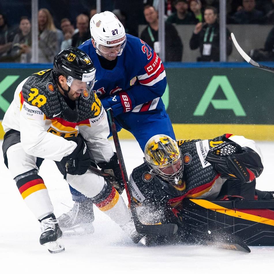 Eishockey-WM: Verbessertes Deutschland verliert auch gegen die USA