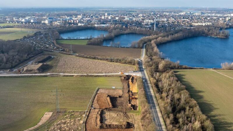 Monheim: Mega beginnt Bau der neuen Umspannanlage am Fahnenacker