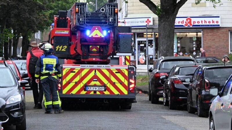 Feuerwehreinsatz in Krefeld: Wohnungsbrand in Uerdingen geht glimpflich aus