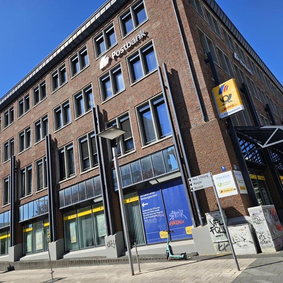 In Mönchengladbach: Schließt die Postbank an der Hindenburgstraße?