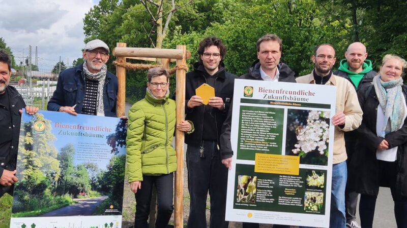 Umweltschutz in Leverkusen: Balkantrasse wird Naturparadies für Bienen