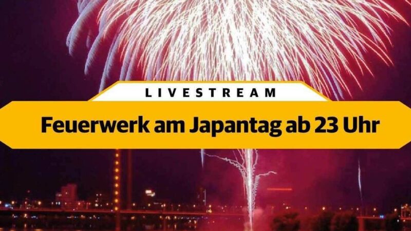 Jetzt anschauen: Das Feuerwerk zum Japan-Tag in Düsseldorf im Relive-Video