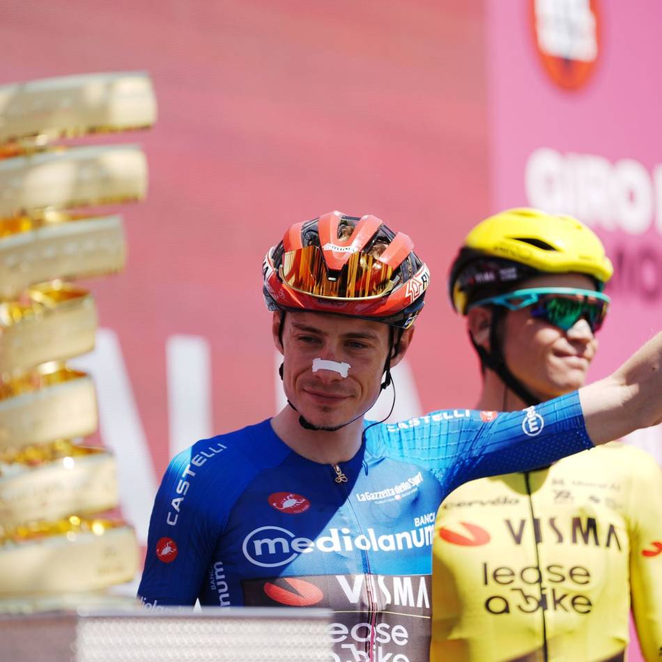 Radsport: Giro-Favorit Vingegaard nähert sich dem Rosa Trikot