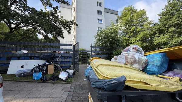 Müll in Velbert-Birth: „Mach ich die Tonne auf, kommt mir ne Ratte entgegen“