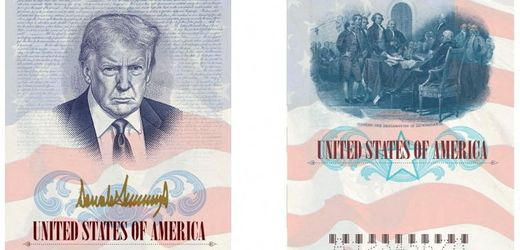 »Patrioten-Pass«: Trump stellt neuen US-Reisepass mit Bild von sich selbst vor