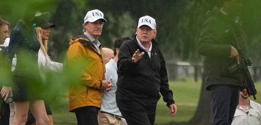 USA: Donald Trump inspiziert Pläne für seinen neuen Golf-Platz in Washington, D.C.