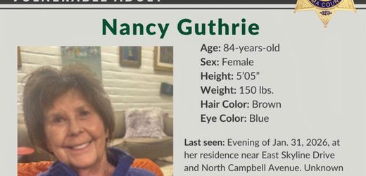 Nancy Guthrie: Schreiben deutet offenbar auf Tod der Vermissten hin