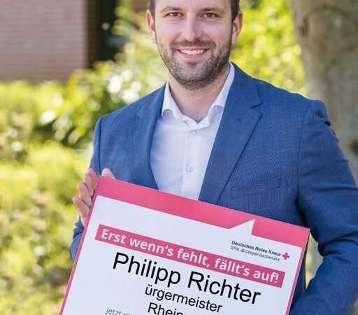 Weltblutspendetag am 14. Juni: Bürgermeister Richter unterstützt Blutspendeaktion