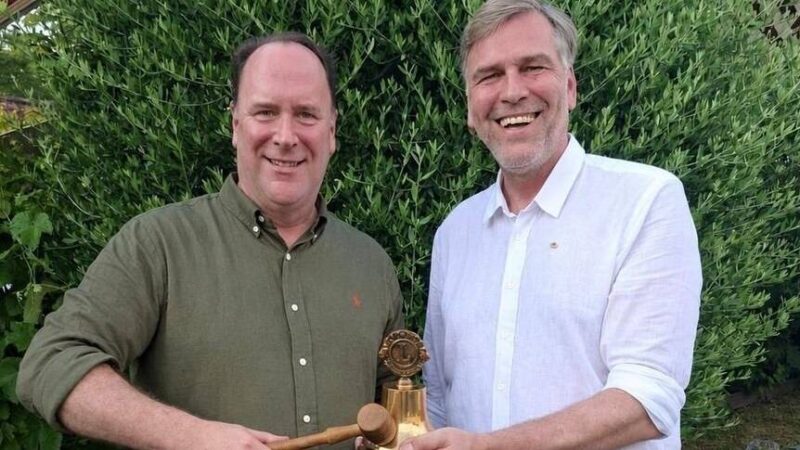 Nachfolger von André van Hall: Christoph Stiefel übernimmt Vorsitz des Lions Clubs in Langenfeld