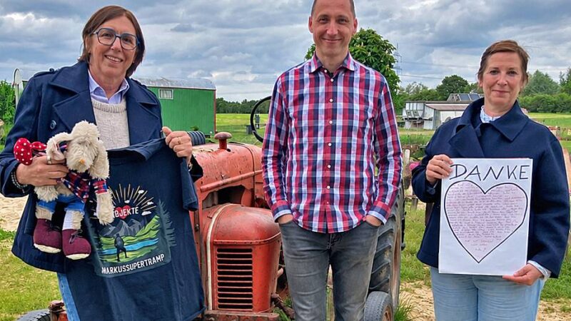 „Herz-Projekt“ in Willich: Willicher wandert 450 Kilometer für einen guten Zweck