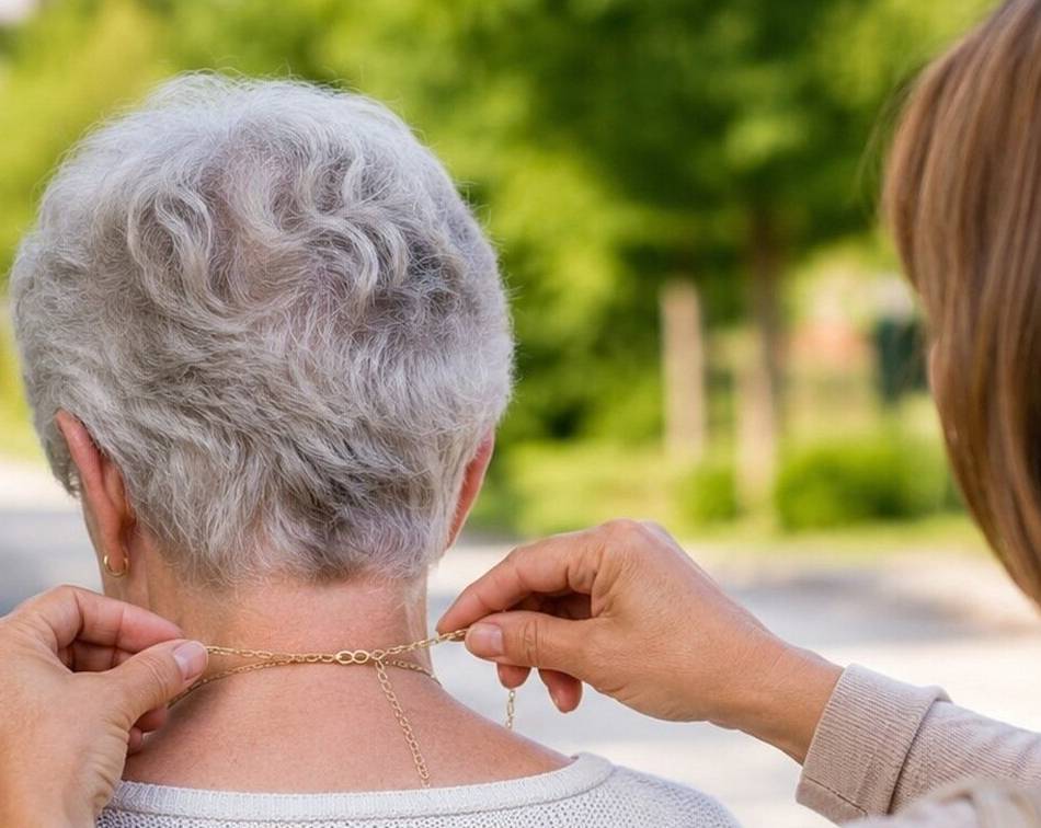 Auf offener Straße in Meerbusch: Trickdiebin stiehlt Seniorin die Goldkette vom Hals