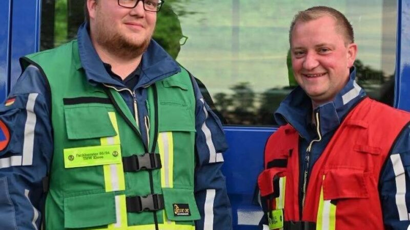 Technisches Hilfswerk im Wandel: Neues Führungsduo übernimmt beim THW Kleve