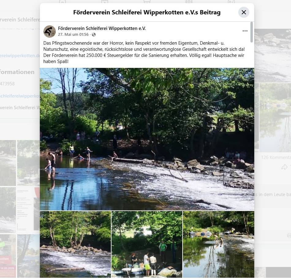 Wupperufer in Leichlingen/Solingen: Förderverein entsetzt – „Das war der Horror“