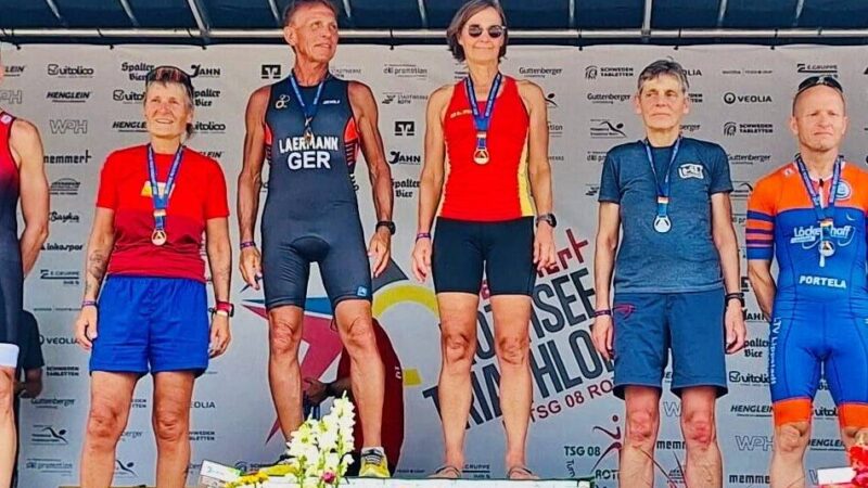 Beim Rothsee-Triathlon: Erkelenzer Laermann wird Deutscher Triathlon-Meister der AK 65