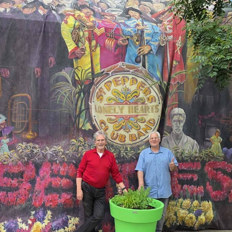 Stadtgespräche Viersen: Riesiger Banner, neuer Beamer