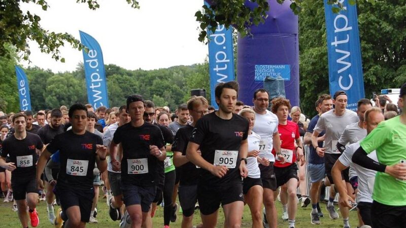 Firmenlauf Ratingen: Regen galt nicht als Ausrede