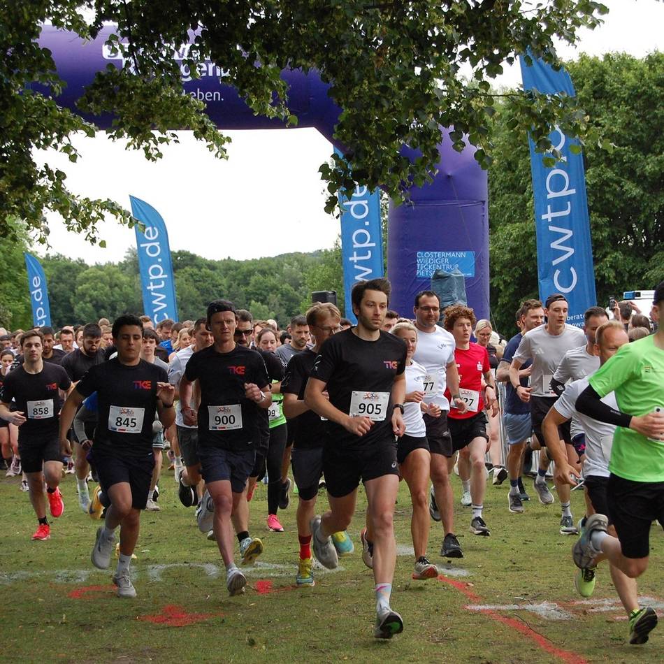 Firmenlauf Ratingen: Regen galt nicht als Ausrede