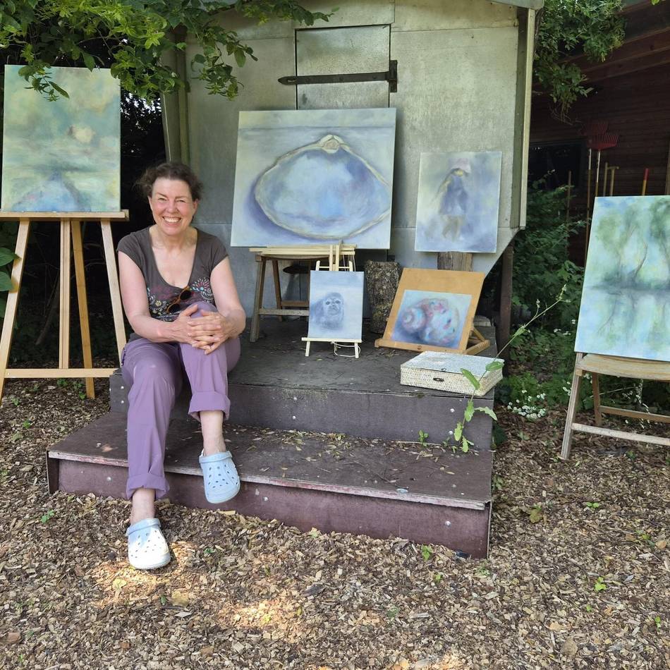 „Kunst im Bauerngarten“ auf dem Tuppenhof in Kaarst: „Es ist schon sehr, sehr heiß zur Eröffnung“