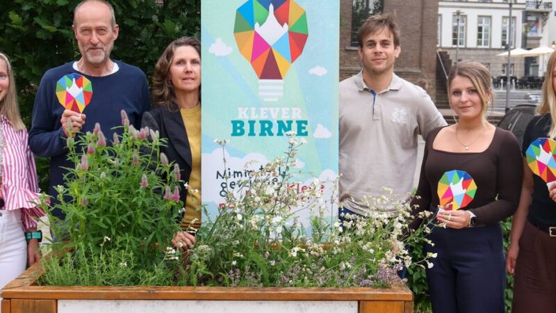 Wettbewerb in Kleve: „Klever Birne“ sucht Ideen für Nachhaltigkeit – bis zu 2000 Euro zu gewinnen