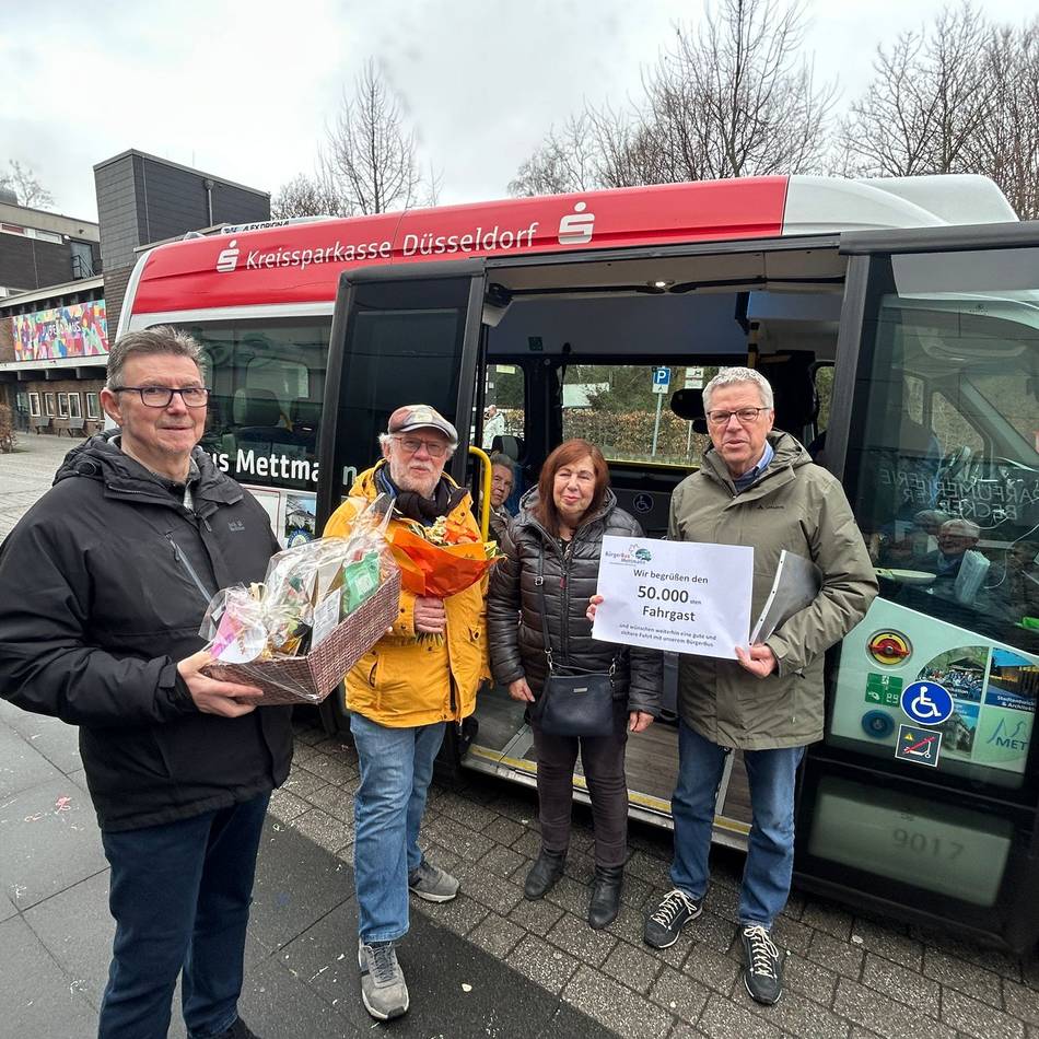 Bürgerbus Mettmann: Ticket bleibt bei 1,80 Euro – trotz teurem Diesel