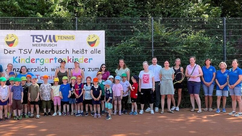 Kinder in Meerbusch: Tenniscamp mit Teilnehmerrekord