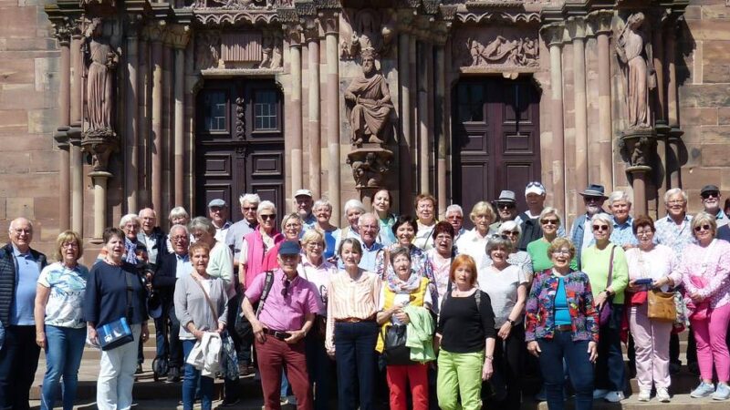 Reise der Senioren-Union: Senioren aus Alpen erkunden Schwarzwald und Elsass