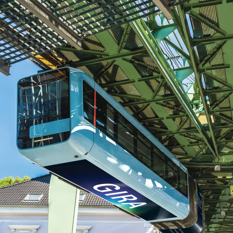 Unternehmen aus Radevormwald: Gira wirbt nun auch auf der Schwebebahn