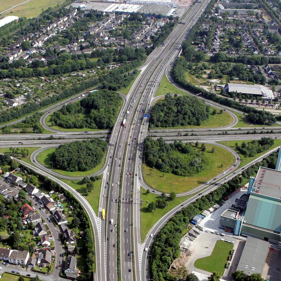 Autobahnkreuz Leverkusen: Verbindung von A3 auf A1 Richtung Koblenz gesperrt