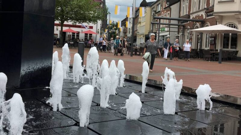 Kurze Auszeit: In Kevelaer sprudeln die Brunnen wieder