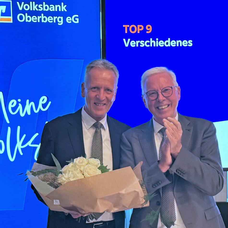 Volksbank Oberberg: Trotz wirtschaftlicher Unwägbarkeiten weiter auf Wachstumskurs